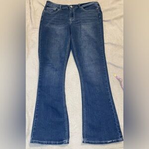 Revolt Dark Blue denim Flare Women's Jeans size 12